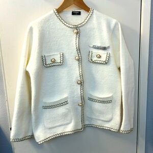 CHANEL Sweater Jacket Vintage